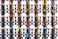 Wires IP Switchboard Panel Royalty Free Stock Photo