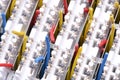 Wires IP Switchboard Panel Royalty Free Stock Photo