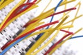 Wires IP Switchboard Panel Royalty Free Stock Photo