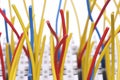 Wires IP Switchboard Panel Royalty Free Stock Photo