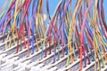 Wires IP Switchboard Panel Royalty Free Stock Photo
