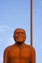Wirin. The nine metre high sculpture embodies the spirit and culture of the Noongar people Royalty Free Stock Photo