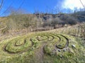 Wirksworth, Derbyshire, UK, 2023. Stoney Wood, Millenium Woodland Area. Royalty Free Stock Photo