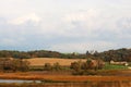 Wisconsin autumn nature background.