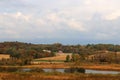 Wisconsin autumn nature background.