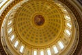 Wisconsin Capitol Rotunda Ceiling Royalty Free Stock Photo