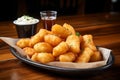 Wisconsin Cheese Curds: Battered Deep-Fried Curds as Appetizer