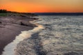 Wisconsin Point in Superior, Wisconsin is on the shore of Lake S