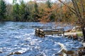 Wisconsin River - Beneath the Rainbow Flowage Royalty Free Stock Photo