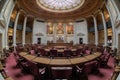 Wisconsin Senate Chamber fisheye view Royalty Free Stock Photo