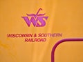 Wisconsin & Southern Railroad logo USA Royalty Free Stock Photo