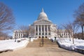 Wisconsin State Capital building Royalty Free Stock Photo