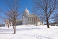 Wisconsin State Capital building Royalty Free Stock Photo