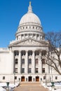 Wisconsin State Capital building Royalty Free Stock Photo