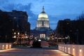 Wisconsin State Capitol building Royalty Free Stock Photo