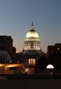 Wisconsin State Capitol building Royalty Free Stock Photo