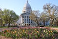 Wisconsin State Capitol building, National Historic Landmark. Royalty Free Stock Photo
