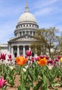 Wisconsin State Capitol building Royalty Free Stock Photo