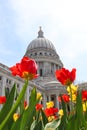 Wisconsin State Capitol building Royalty Free Stock Photo