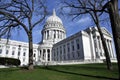 Wisconsin state capitol in Madison Royalty Free Stock Photo