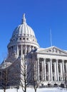 The Wisconsin State Capitol, in Madison, Wisconsin, United States Royalty Free Stock Photo