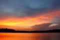 Wisconsin Sunset over Lake
