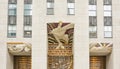 Wisdom, an art deco piece over the entrance of 30 Rockefeller plaza in New York