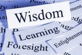 Wisdom Concept Royalty Free Stock Photo