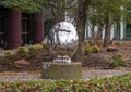 Wise by Brad Oldham in 2012 outside the Mildred and Frances Goad Building of the UTDallas Brain Performance Center.