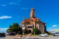 The Wise County Courthouse in Decatur, a Romanesque Revival structure Royalty Free Stock Photo