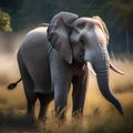 A wise elephant superhero with a majestic presence, protecting the animal kingdom5