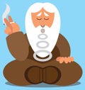 Wise Man on Break Royalty Free Stock Photo