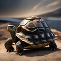 A wise old tortoise in a superhero suit, offering guidance and protection2