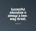 Wise quote about successful education importance