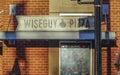 Wiseguy and Pizza restaurant in Washington - WASHINGTON DC - COLUMBIA - APRIL 7, 2017 Royalty Free Stock Photo