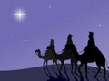 Wisemen in the Desert Royalty Free Stock Photo