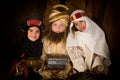 Christmas live reenactment Royalty Free Stock Photo