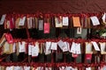 Wish cards in the Confucian Temple or Kongmiao at Jiading, Shanghai, China Royalty Free Stock Photo