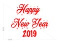 Wish happy new year 2019 using Pythagoras theorem