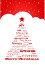 Wish tree; christmas card