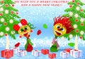 We wish you a Merry Christmas and a Happy New Year Royalty Free Stock Photo