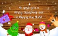 We wish you a Merry Christmas Royalty Free Stock Photo