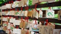 Wishes boards at the famous Kiyomizu Temple in Kyoto, Japan