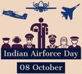 Wishing all a very proud and happy Indian Airforce Day on eight of October