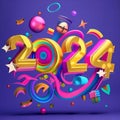 WISHING HAPPY NEW YEAR 2024