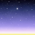 wishing star night starry sky Royalty Free Stock Photo