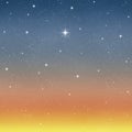 wishing star starry night sky Royalty Free Stock Photo