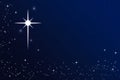 Wishing on a Starry Christmas Night Sky Star Royalty Free Stock Photo