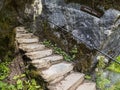 The Wishing Steps at Blarney Castle Royalty Free Stock Photo