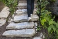 The Wishing Steps at Blarney Castle Royalty Free Stock Photo